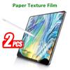 2PCS Paper Like Film For Samsung Galaxy Tab S4 S5e S6 Lite 10.4 10.5 T720 T830 T860 P610 P613 P619 Tablet Screen Protector