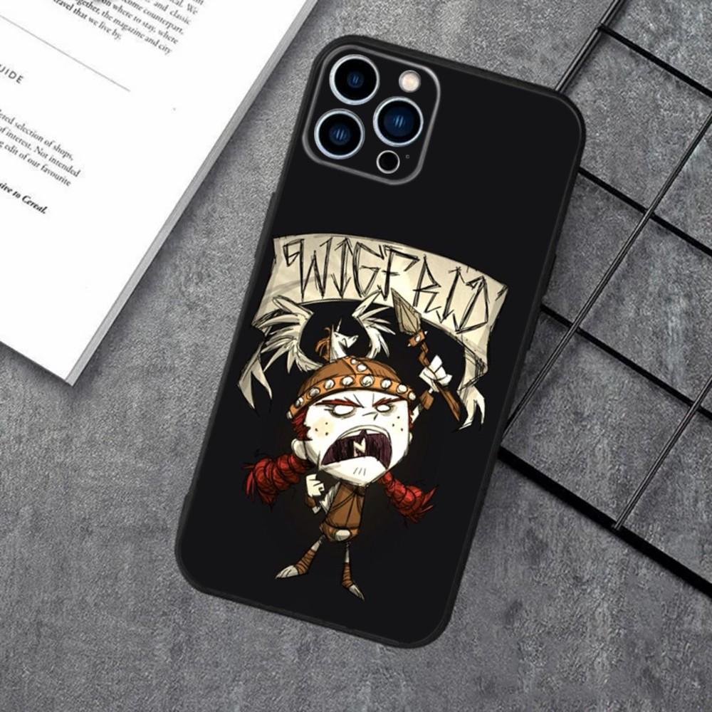 Game Don T S-Starve Phone Case For Apple iPhone 15,14,13,12,11,XS,XR,X,8,7,Pro,Max,Plus,mini Silicone Black Cover