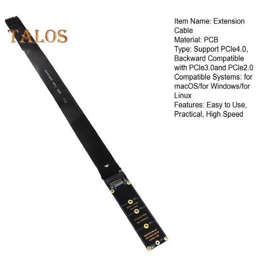 Кабель расширения Высокоскоростная передача данных Простота установки Широкая совместимость NGFF M.2 M-KEY NVME PCIe 4.0 Удлинительный кабель