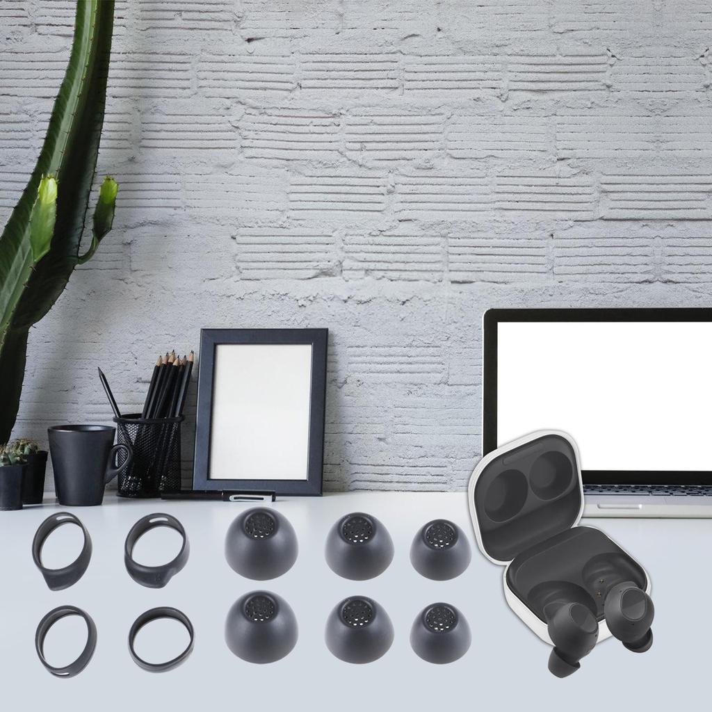 Силиконовые амбушюры для Samsung Galaxy Buds FE, противоскользящие насадки-крылышки, набор внутриканальных наушников, набор насадок-вкладышей