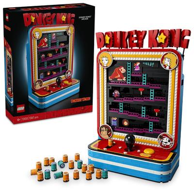 LEGO Super Mario Аркадная игра Донки Конг 72051 Игрушка Мужской Женский Подарок на День Рождения Кубики Товары Nintendo Ретро