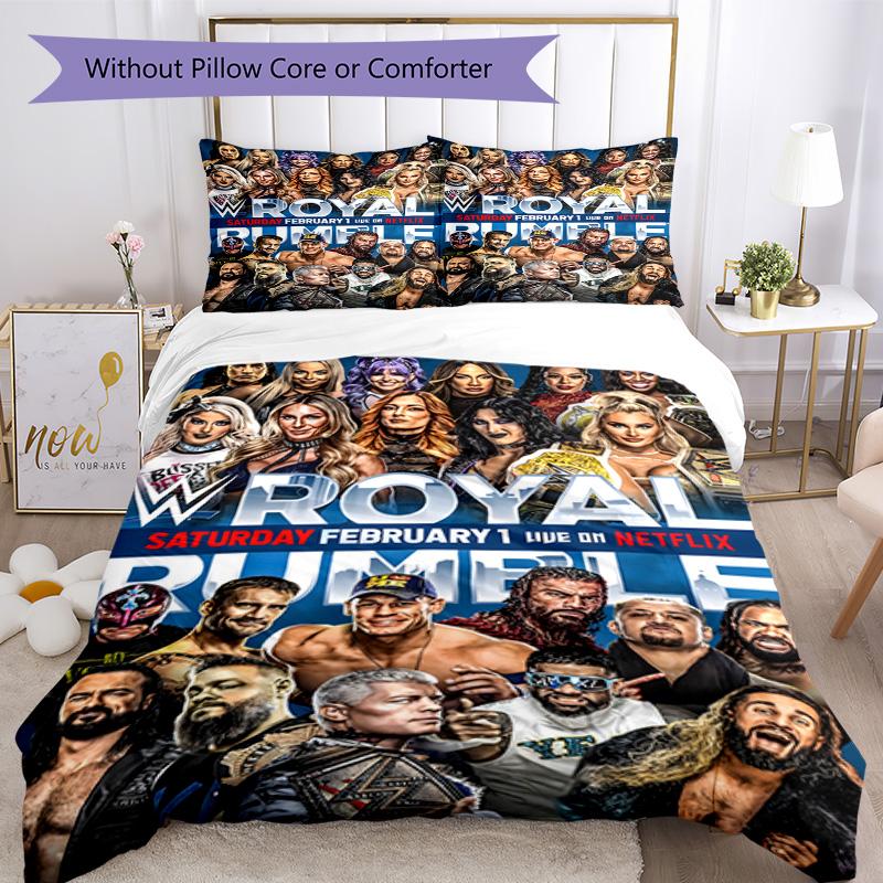 Royal Rumbl Quilt Cover Set Design for Guest Room Machine Washable Perfect Gift for Friends Family