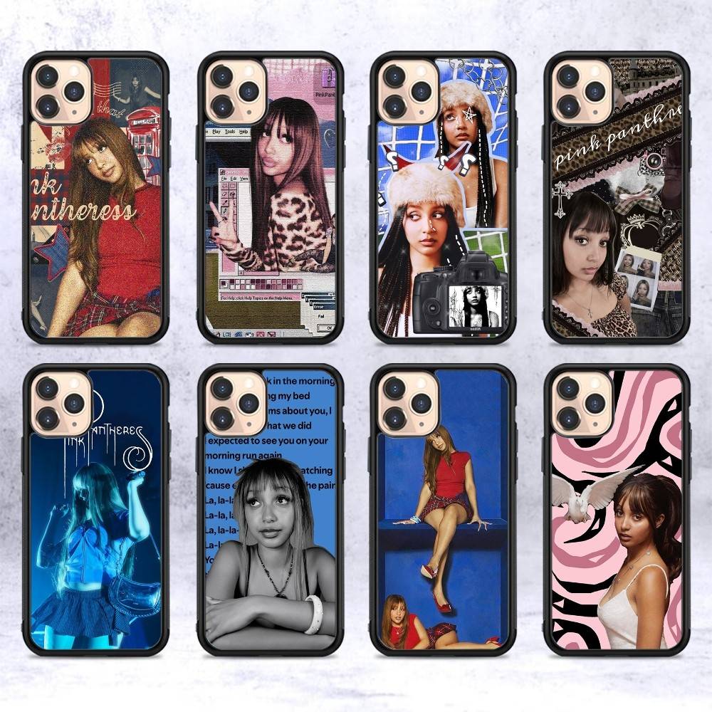 Чехол для телефона singer P-Pinkpantheress для iPhone 16 Pro Max 15 14 Plus 14 13 12 11 17 PC+TPU Чехлы Задняя крышка