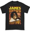 Godfather of Soul James Brown Singer Cotton Unisex Black Full Size T-shirt HT001