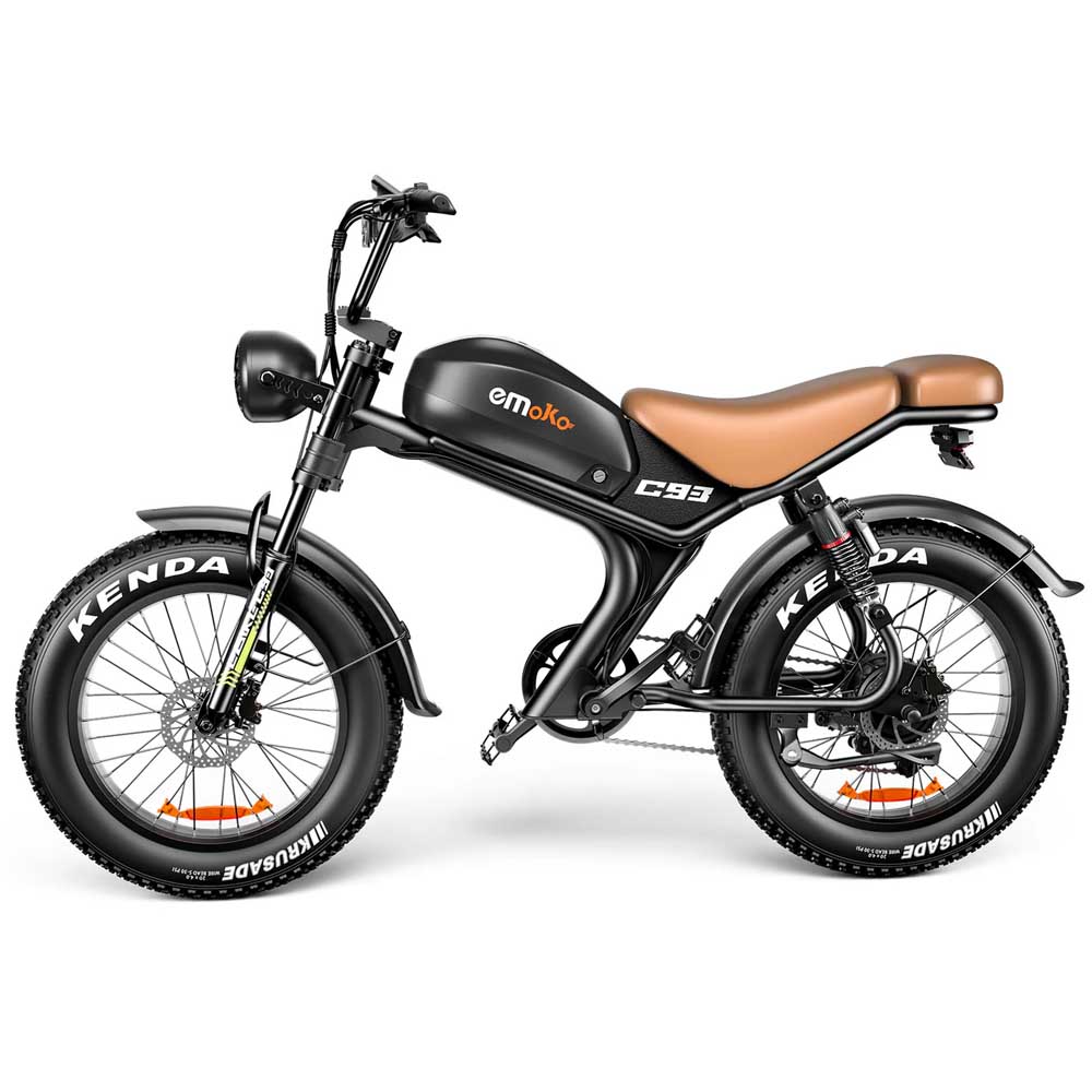 Внедорожный электровелосипед Emoko C93 20×4.0" 48В20Ач, горный электровелосипед с двойной подвеской для городских поездок и использования на открытом воздухе