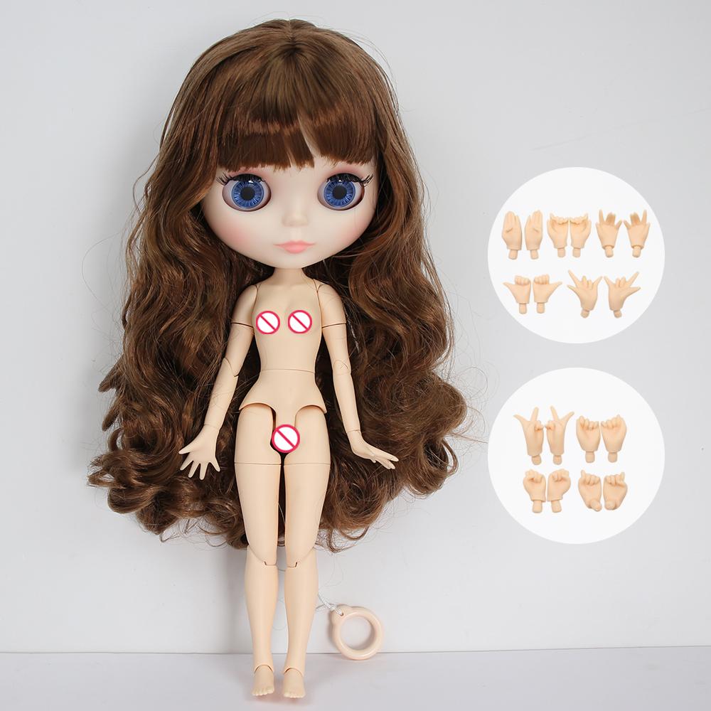 ICY DBS Кукла Блайз Шарнирное тело 30 см BJD Игрушка Белое глянцевое лицо и матовое лицо с дополнительными руками AB и панелью 1/6 DIY Модная кукла