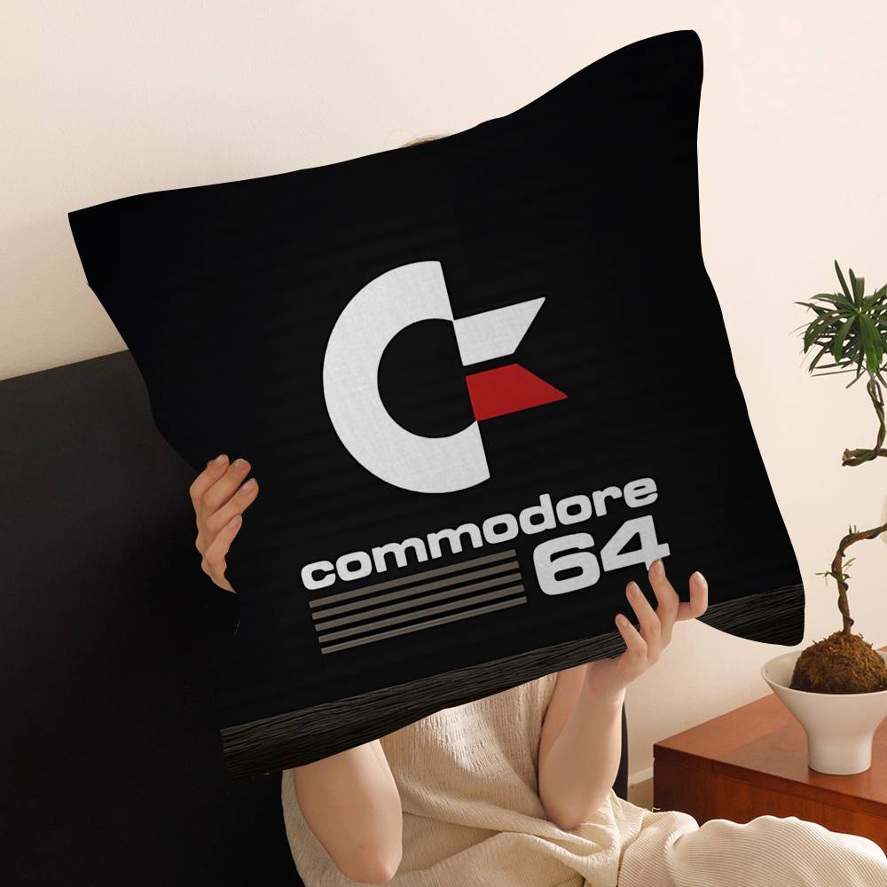 CCommodore Logo Pillow Gift Home Office Decoration Pillow Bedroom Sofa Car Cushion CoverPillow Case