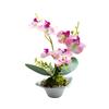 Искусственная бабочка Орхидея Бонсай Поддельный цветок с горшком Декор для домашнего стола