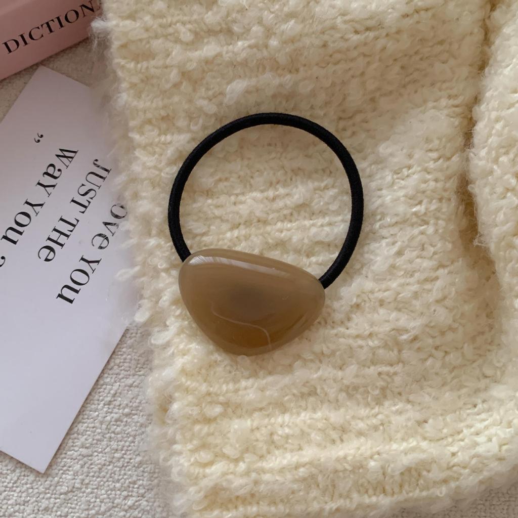 Корейская минималистская треугольная резинка для волос из смолы для женщин