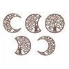 5 Pcs Black Tree Wall Decor Tree of Life Moon Phase Boho Wall Art Aesthetic Hollow-out Farmhouse Hanging Decor for Living Room
