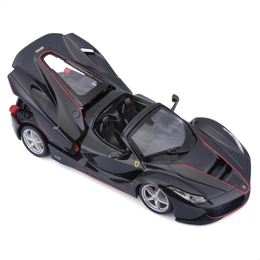 Bburago 1/24 Ferrari LaFerrari Aperta Черный / Литая модель автомобиля Готовая к демонстрации 18-26022 BK