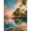 Красивые пляжные картинки по номерам, наборы пейзажей для взрослых, рисунок на холсте, картина «сделай сам», картина по номерам, украшение для дома