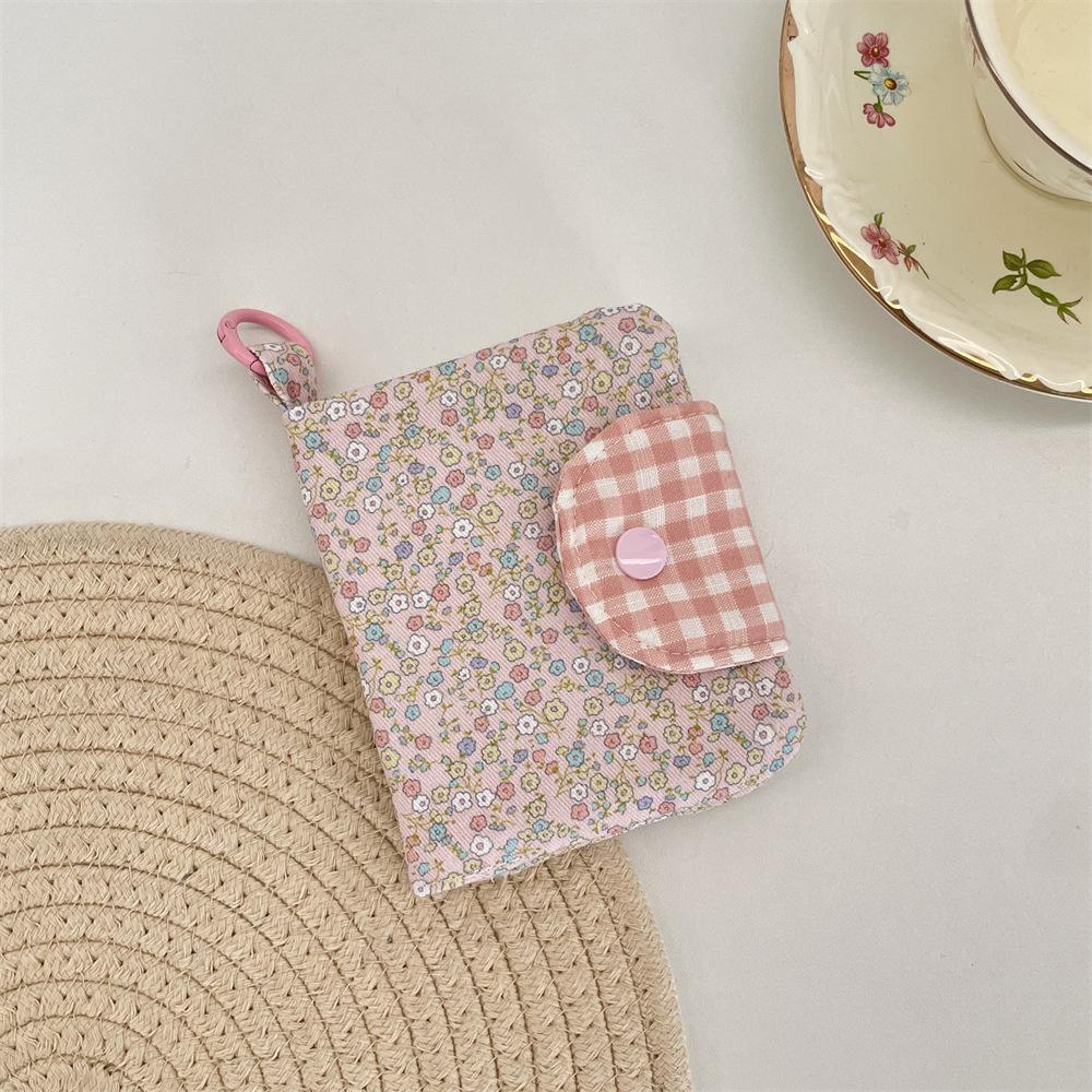 Красивый Милый Цветок Сладкий Держатель для Кредитных Карт Кошелек Многофункциональный ID Визитница Студенческий Банковский Кейс для Хранения Кошелек для Монет