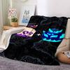 1Pc Cubes Expressions Colors Blanket For Couch Bed Plush Cozy Fuzzy Blanket Super Soft Warm Blankets For Fall And Winter 091812