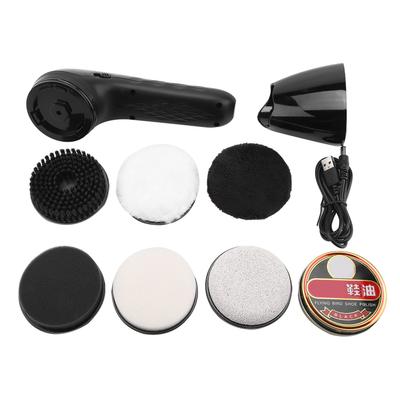 Электрическая щетка для обуви с зарядкой от USB, многофункциональная ручная полировальная машина для кожаной обуви
