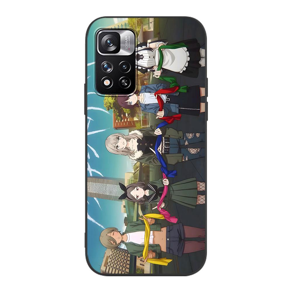 Чехол Girls Band Cry для Xiaomi Redmi 10A 10C 9C 12C 9A 9i 10 12 9 Prime 9T K40 Pro Черный Мягкий ТПУ Чехол-сумка для мобильного телефона
