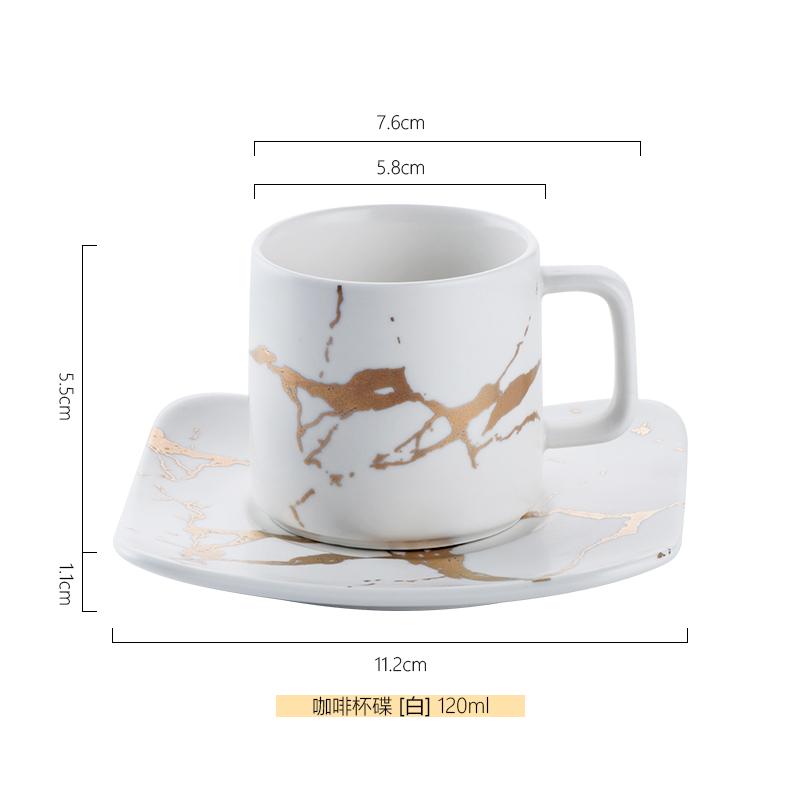 Кошачьи фекалии Кофейные чашки Итальянский сгущенный кофе Керамическая чашка Блюдце Костюм Чашка для дневного чая Маленькая кофейная чашка с ложкой Набор