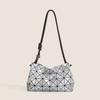 Summer Fashion Simple Shoulder Women's Bag Trend Rhombus Geometric Folding Bag Crossbody Underarm Bag