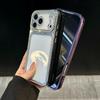 Прозрачный чехол для телефона Lux с гальваническим покрытием и стразами для Apple/Samsung