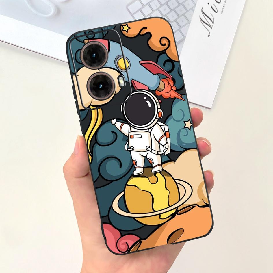 Чехол для Motorola Moto G85 5G 2024 Модный Цветочный Мраморный Мягкий Силикон Защита Камеры Чехол для Телефона Для Moto G85 XT2427-3 Coque
