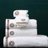 Embroidered Crown White Bath Towel 5stars Hotel Towels 100% Quality Towel Washcloths Towels Bathroom Ladies Face Wash Soft Towel
