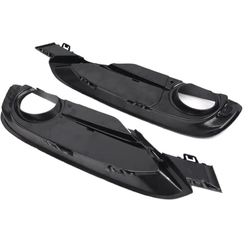 Левая Правая Передняя Бамперная Крышка Противотуманной Фары Решетка Решетка с Хромированной Отделкой, Совместимая с BMW 3 Серии F30 F31 11-17 51117300737 51117300738(Правильно)