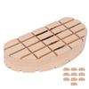 10Pcs Wooden Horse Hoof Pad Waterproof Breathable Cow Hoof Triming Pads for Cows Horses