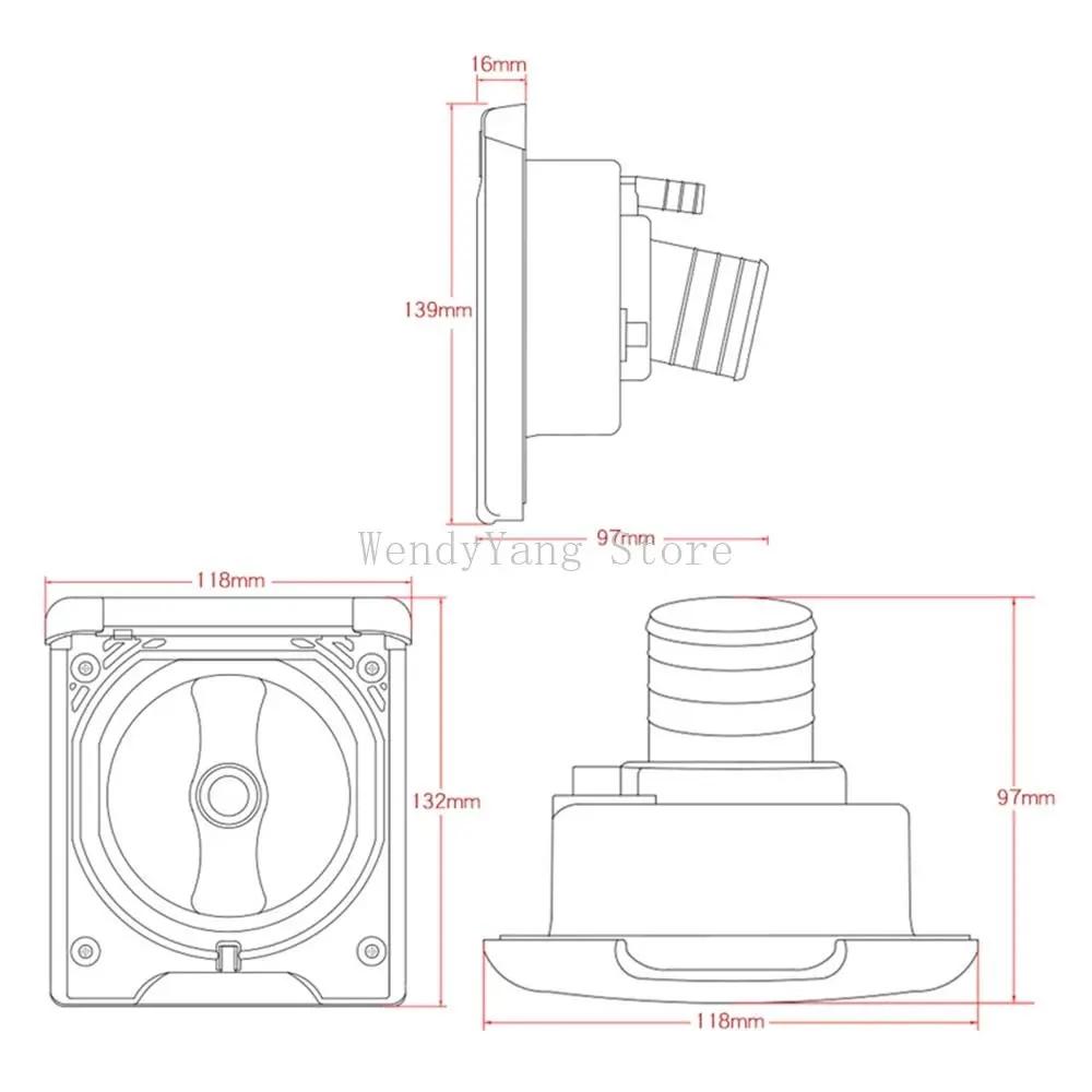 1PC RV Accessories Gravity Fresh Water Fill Hatch Inlet Filter Lockable For RV Boat Camper Trailer White Caravan Accessories Wit