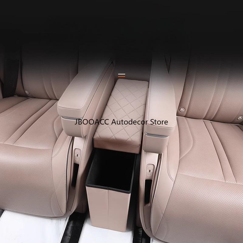 For Xpeng X9 Car Center Armrest Storage Box Organizer for Kids Car Boot Storage Foldable Seat Aisle Second Row Organizer Box