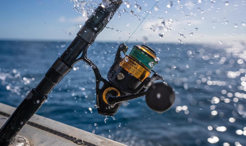 Катушка для спиннинга PENN Spinfisher VII 3500 Saltwater с правым левым расположением рукоятки, уплотнением IPX5, передним фрикционом HT-100, сверхточной шпулей с ЧПУ и прецизионной технологией передач