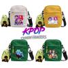 Korean Demon Hunter Girl Group Canvas Bag - Cute, Casual Square Design for Ladies
