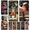 Иллюстрация 'Читать книги' Мягкий чехол для телефона с изображением чтения Для Xiaomi Redmi 15C 15 13C 13 Poco X5 X6 X7 F7 Ultra M7 12C 12 10 10C 9C 9A 9T