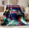 goldorak Soft and comfortable flannel Suitable for sofas living rooms outdoor camping travel and also makes a great anniversary gif
