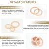 100-400PCS Copper Washer Gasket Nut And Bolt Set Flat Ring Seal Assortment Kit With Box M4/M5/M6/M8/M10/M12/M14 For Sump Plugs