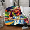 Messi Customize Text Blanket Gift Personalized Blanket Durable Comfort Suitable for Sofa Bedding Office Picnics Ideal for All Seasons