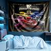 Mighty Morphin Power Rangers Print Tapestry, Lightweight Wall Hanging, for Bedroom, Dorm, Living Room, Home Art Decor - Birthday Christmas Gift for Fr