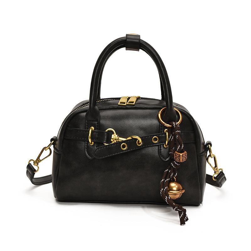 Chic Urban Simple Design Pu Leather Small Square Tote Bag For Everyday Use