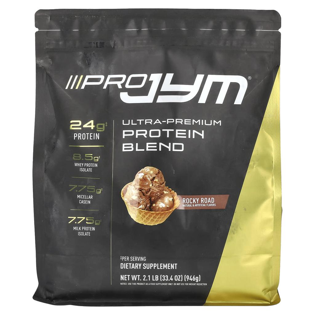 Pro Jym, Ultra Premium Protein Blend, Rocky Road, 946G (2.1Lb)