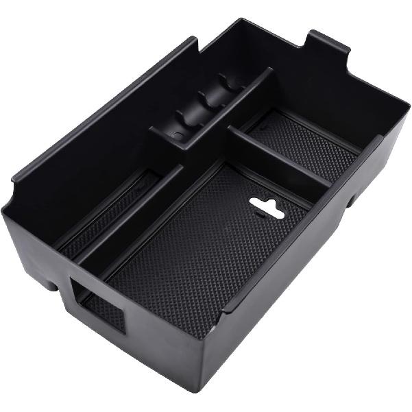 EDBETOS Center Console Organizer Compatible With Chevy Equinox Accessories 2018      2024 Ert Tray Interior Secondary Armrest Storage Box ABS, Black