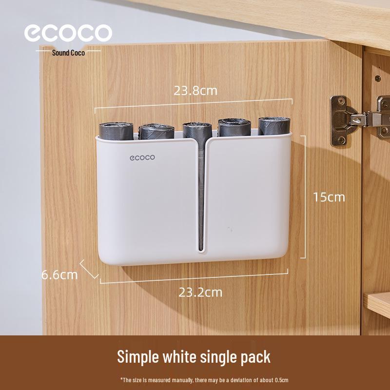 Настенная коробка-органайзер для кухонных мусорных пакетов - Настенный держатель без сверления