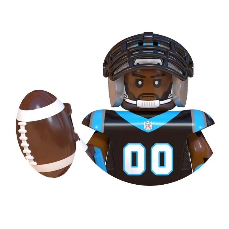 Usa Rugby Sport Player Set Buliding Blocks Chicago Bears Philadelphia Eagles England Patriots Mini Action Figure Bricks Toys