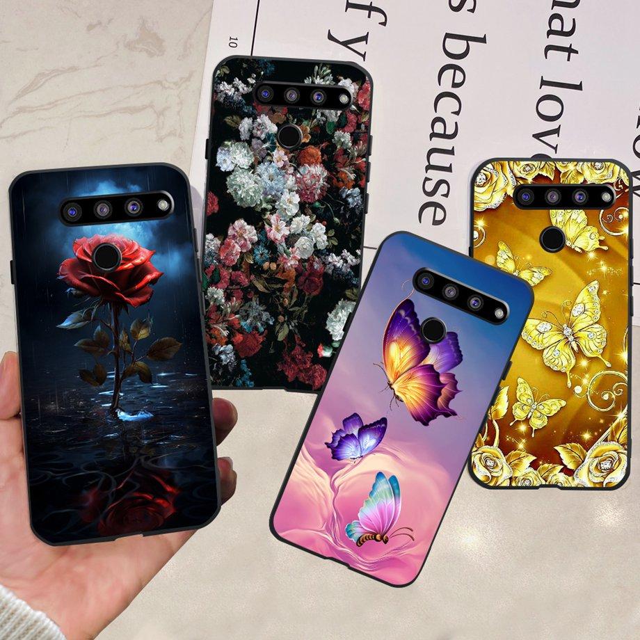 For LG G8X ThinQ Case LG V50 ThinQ V50s ThinQ V50 Dual Screen Liquid Silicone Bumper Coque Fundas Marble Space Man Dragon Capa