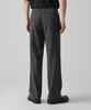 MUSINSA STANDARD Reverse One-Pleat Wide Hidden Banding Slacks [Gunmetal]