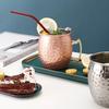 Медная Кружка 500 мл Ручной Работы Утолщенная Кружка Moscow Mule Гладкая Отделка Кружка-Барабан Mules Коктейли Кофе Пиво