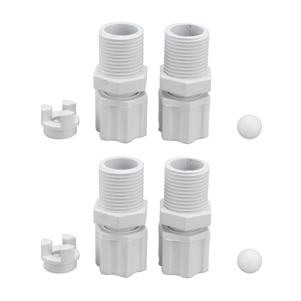 2 Комплекта Обратный клапан Впускной фитинг Адаптер в сборе Аксессуары для чистки бассейна для HAYWARD