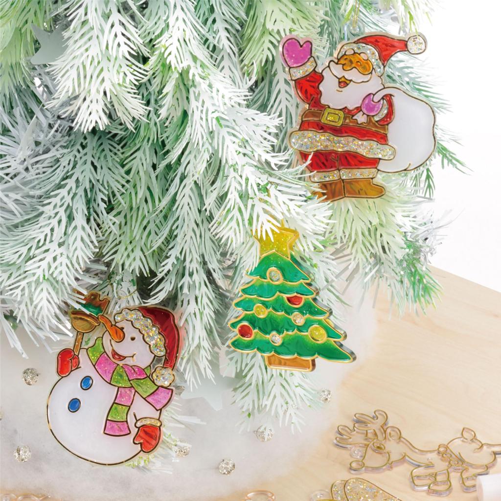 Набор декоративных тарелок Yamato Glass Deco Christmas GDP-X1