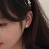 Doudou Stud Earrings Women's Simple Autumn and Winter New Niche Exquisite Earrings Temperament Commuter Jewelry