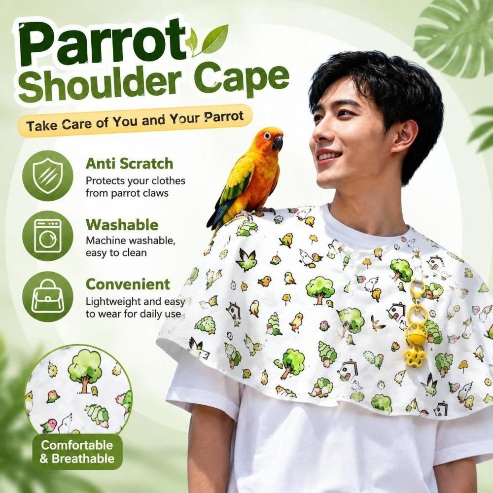 Convenient Parrot Shoulder Guard Washable Parrot Shoulder Cape Parrot Diaper Wrap Interactive