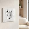 EU Standard Wall Socket 5V 2A Power Wall Outlet Universal USB Charger Power Socket  Office Use