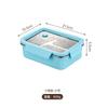 Stainless Steel Lunch Box With Leakproof Compartment Design Students Office Workers Food Grade Silicone Lid Insulated